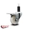 Service Caster 3'' Nylon Swivel 1-1/4'' Expanding Stem Caster Total Lock Brake SCC-EXTTL20S314-NYS-114 - alternate 4